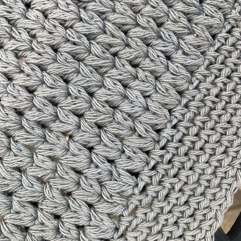 CROCHET PATTERN Puff Cluster Dish Drying Mat Textured Etsy