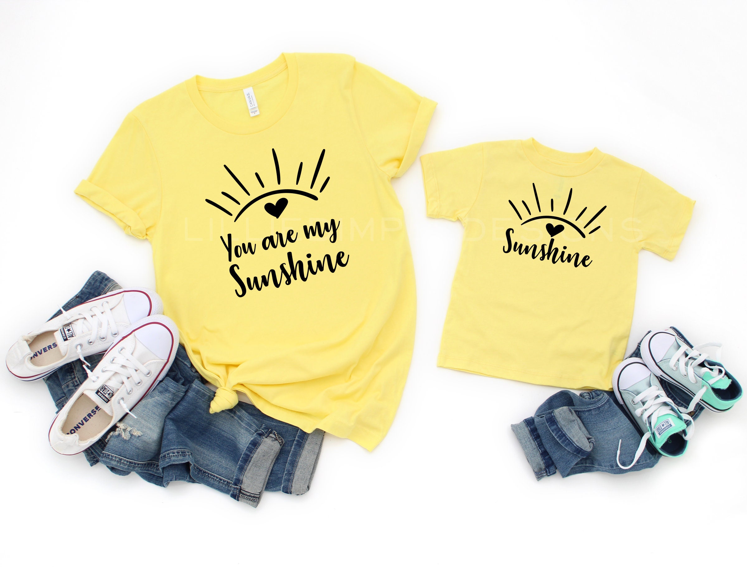You Are My Sunshine | Mommy and Me | Infant Toddler Adult Sizing 6B