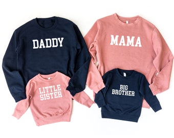 Big Sister or Big Brother Long Sleeve Sweater | Pregnancy Announcement |Gift for Big Brother| Gift for Big Sister|Matching Family Sweatshirt