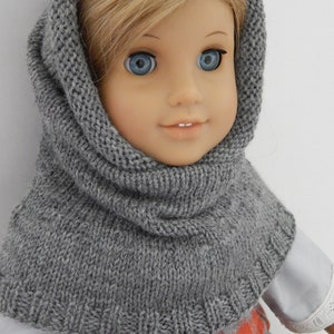 ELISABETH - 18" doll knitting pattern - PDF