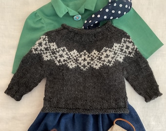 ISLA - 18" doll knitting pattern - PDF