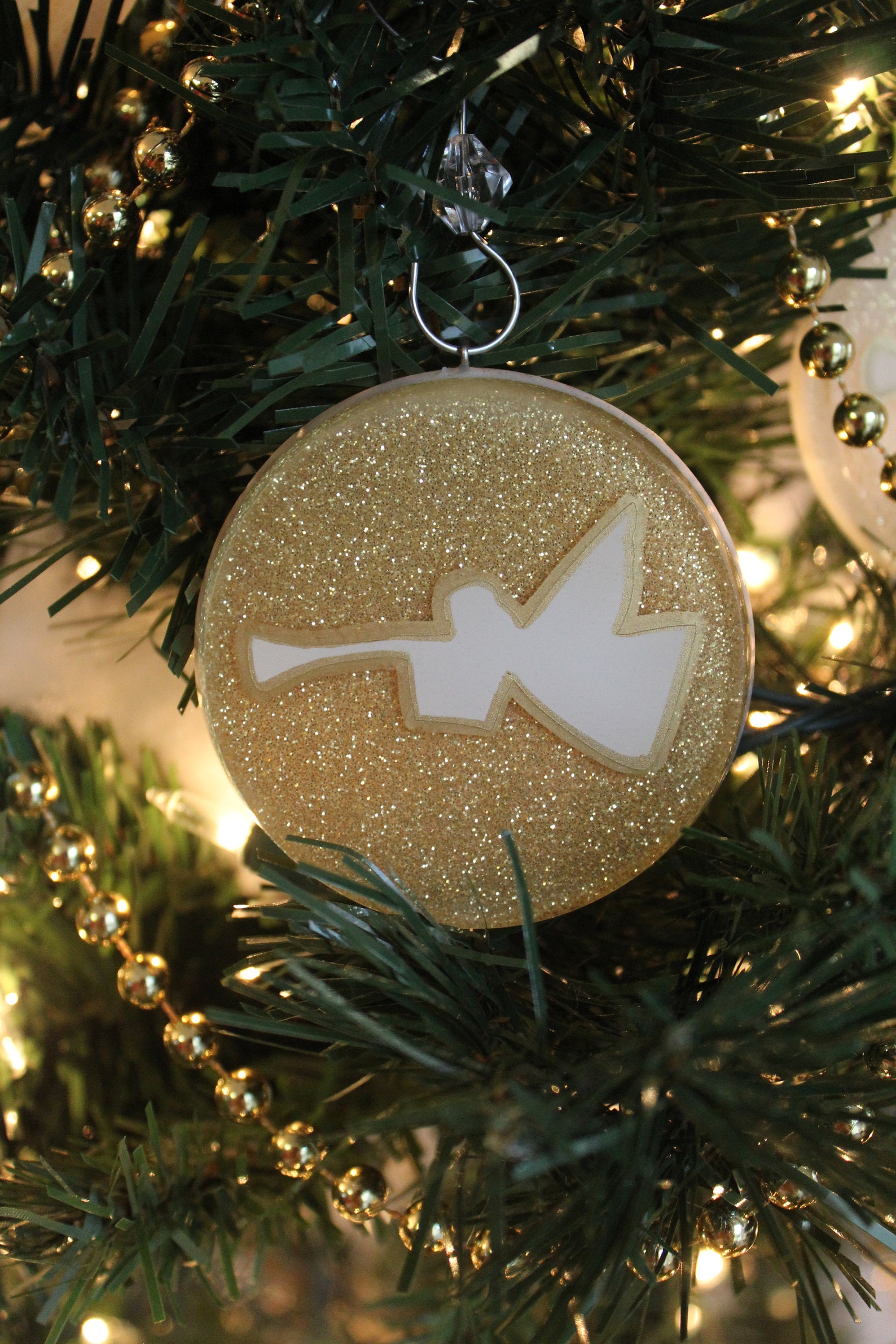 Angel Chrismon Ornament white or Gold Etsy