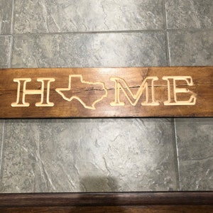 Home Texas Sign