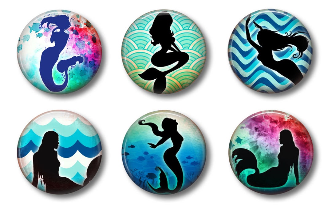MAGICAL MERMAID MAGNETS | Cute Locker Magnets for Girls | Refrigerator ...