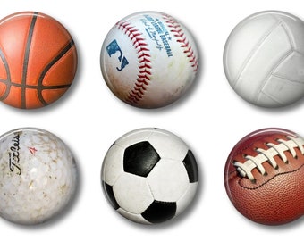 SPORTS MAGNETS | Cute Locker Magnets For Boys | Refrigerator Magnets | Basketball | Baseball | Soccer