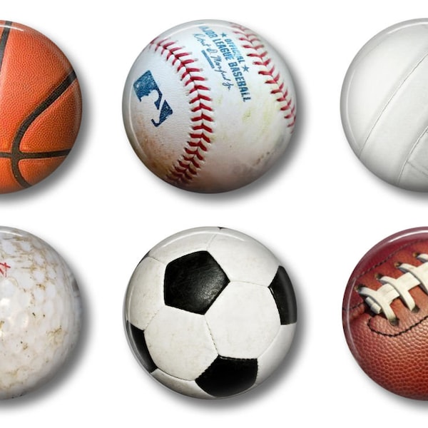SPORTS MAGNETS | Cute Locker Magnets For Boys | Refrigerator Magnets | Basketball | Baseball | Soccer