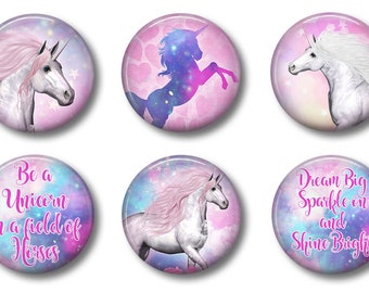 MAGICAL UNICORN MAGNETS | Cute Locker Magnets For Girls | Refrigerator Magnets | Cute Whiteboard Magnets | Office Magnets