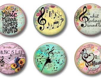 INSPIRATIONAL MUSIC MAGNETS | Cute Locker Magnets For Girls | Refrigerator Magnets | Cute Whiteboard Magnets | Office Magnets