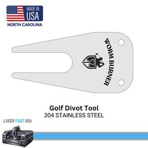 Blank Stainless Steel Golf Divot #2 1.5 X 3.00in