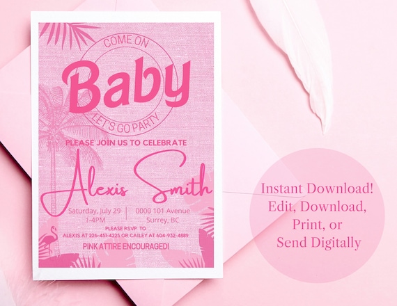 Baby shower best sale barbie