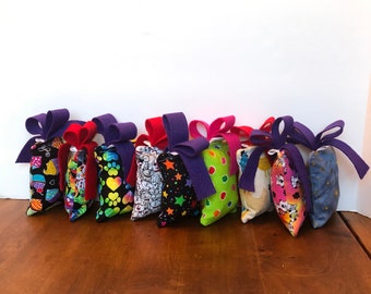 Catnip Silvervine and Crinkle Kicker | Gift with Bow Organic Catnip Cat Toy