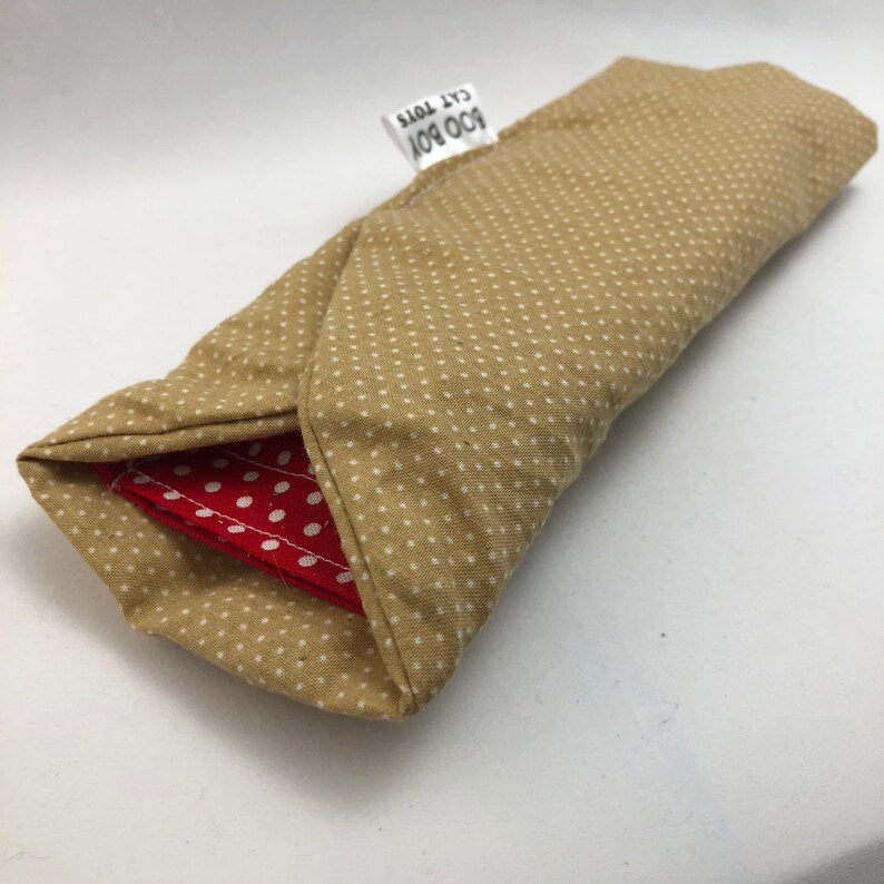 Refillable Catnip Crinkle Burrito Cat Toy Crinkle Cat Toy | Etsy
