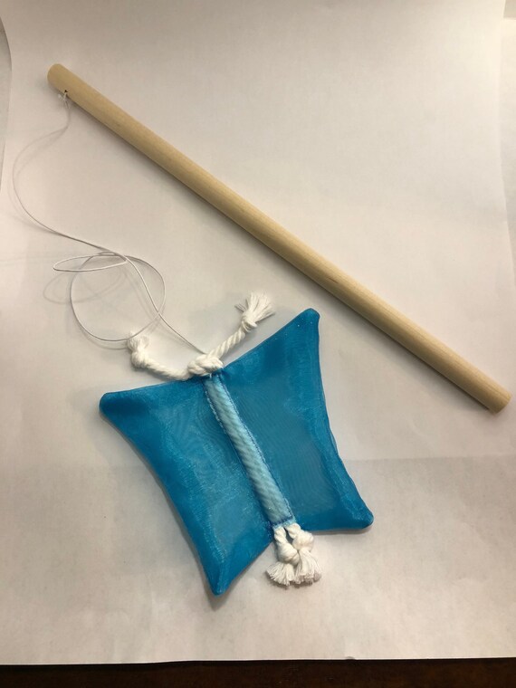butterfly wand cat toy