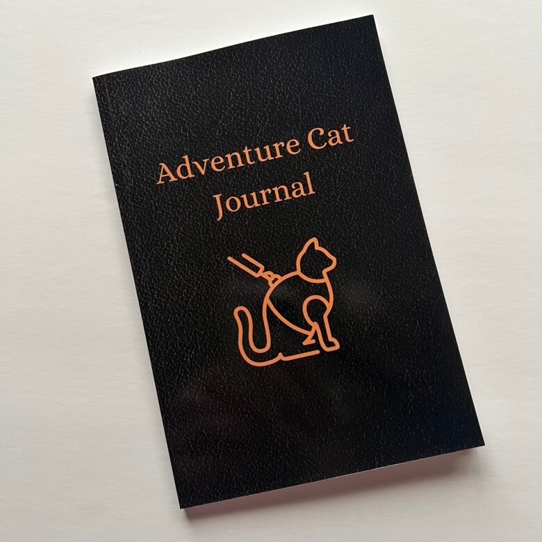 Personalized Cat Journal, Custom Cat Diary, Cat Journal With Name