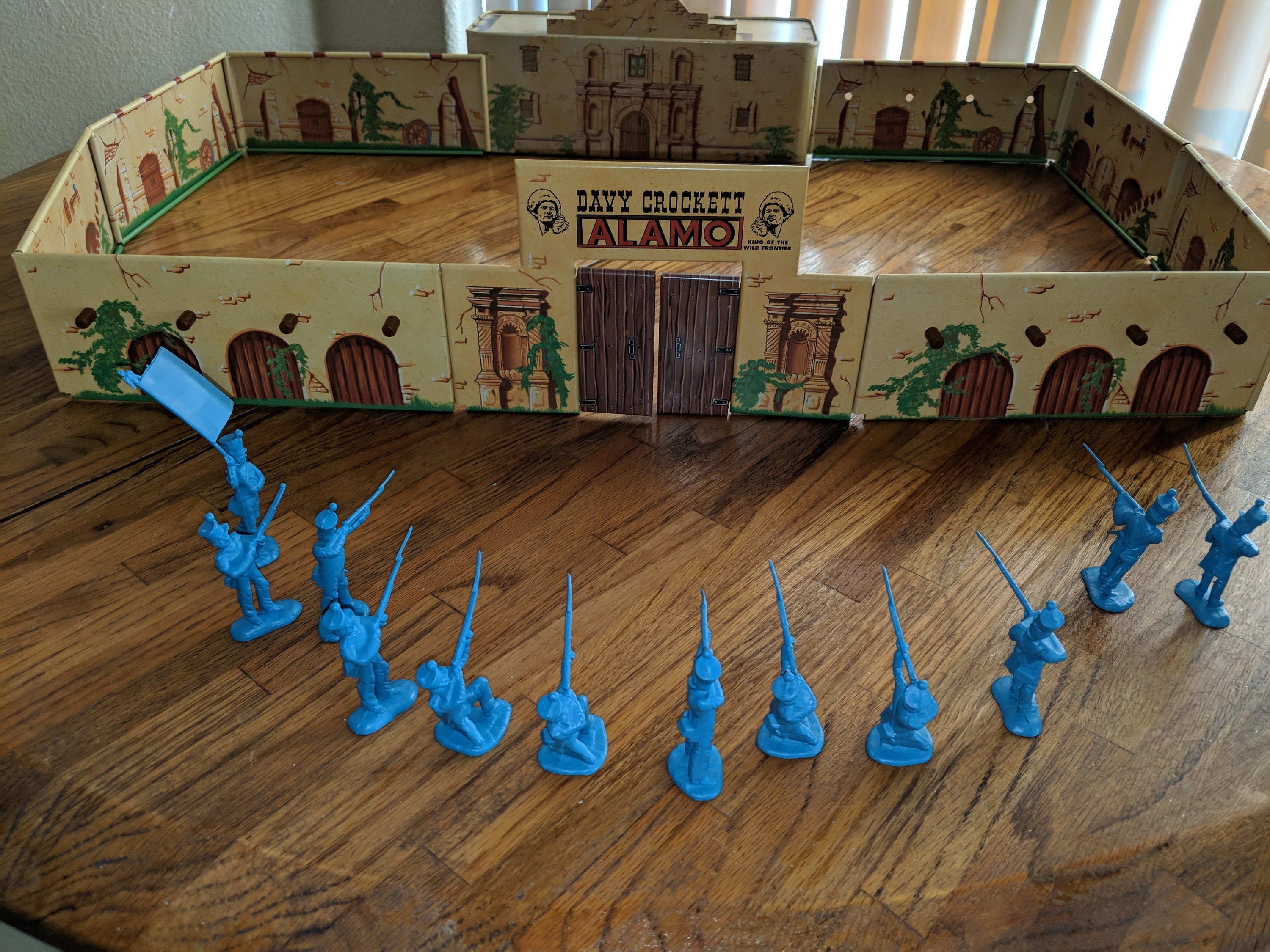 Marx reissue Litho tin Alamo with Accessories and Figures Etsy