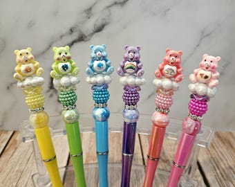 Care Bears Beaded Pens