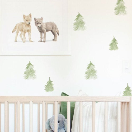 Falling Leaves Fabric Wall Stickers Removable & Reusable Etsy