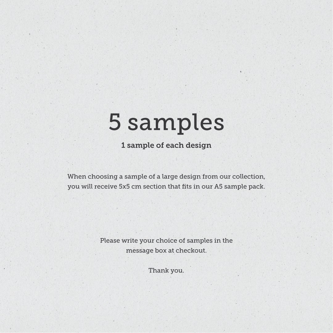 Samples (up to 5 Different Samples) - Fabric Wall Stickers - Etsy