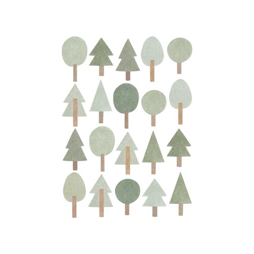 Falling Leaves Fabric Wall Stickers Removable & Reusable Etsy