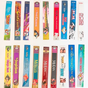 VHS Bookmarks - Classic Movies - Disney