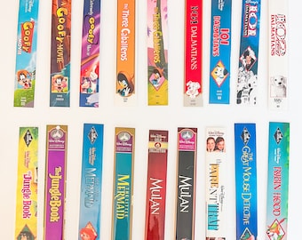 VHS Bookmarks - Classic Movies - Disney