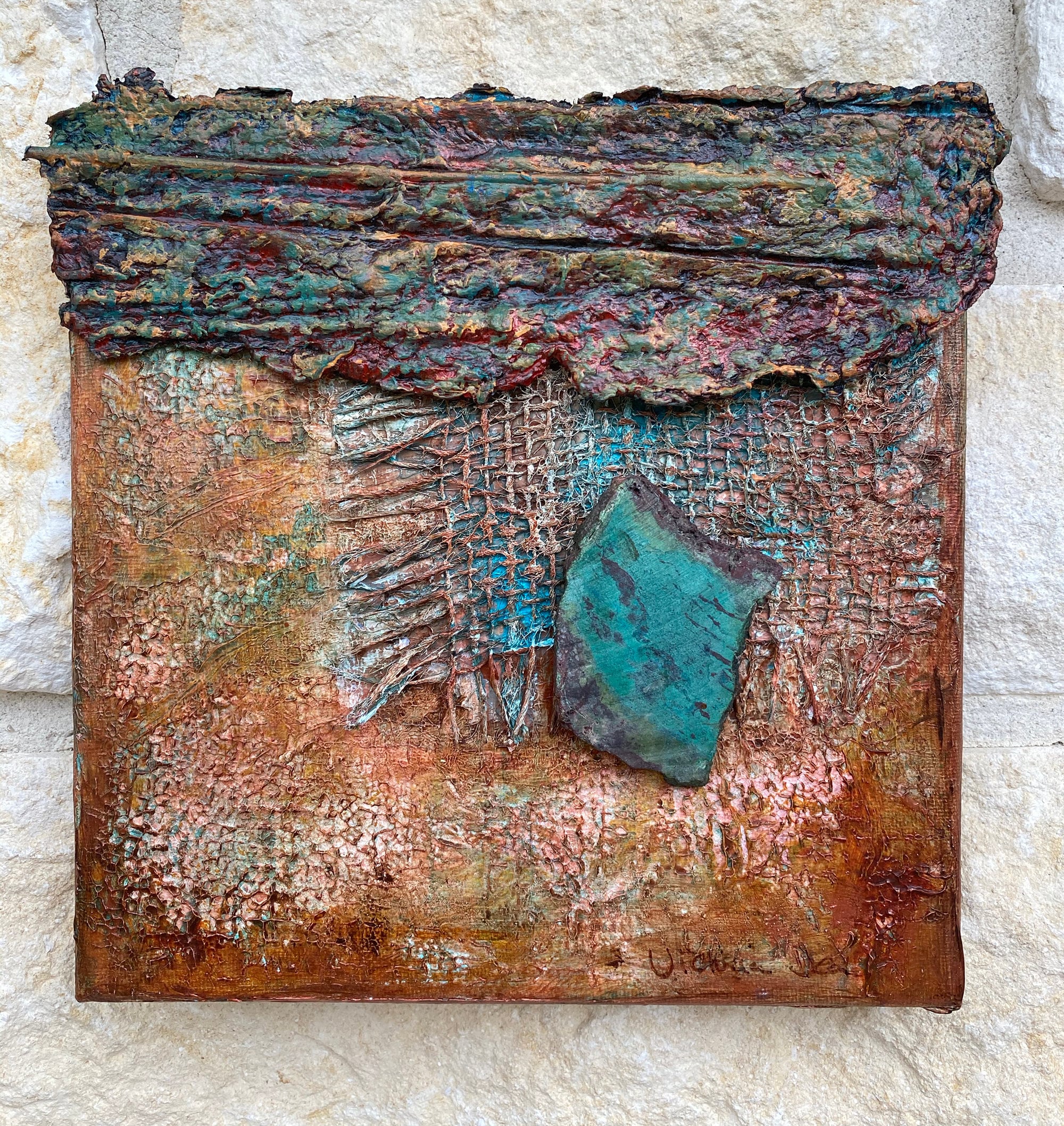 ミクストメディア抽象絵画 - Etsy 日本