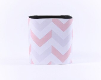 Pink Chevron Succulent Wrappers For Wedding, Party Favors, Bridal Shower, Baby Shower - White; Packs of 10, 20, 30, 40, 50