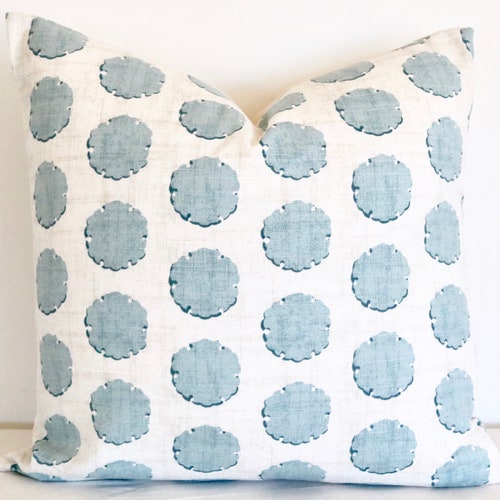 Baby Blue Throw Pillow Cover Baby Blue Throw Pillows Baby Etsy