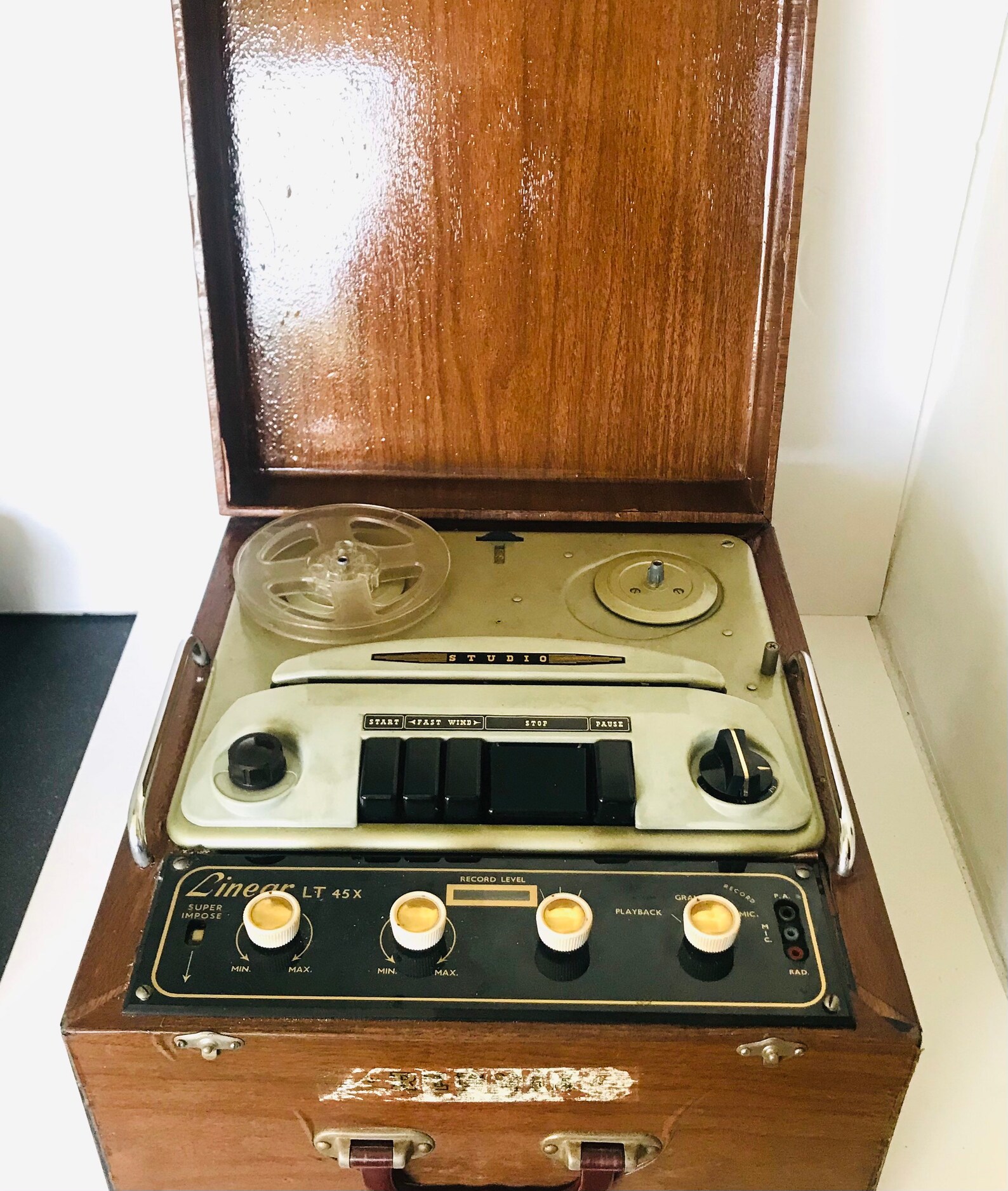 Vintage Linear Reel to Reel Tape Player Etsy UK