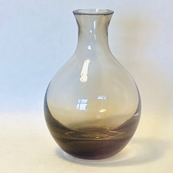 Smoked Glass Vase Etsy UK