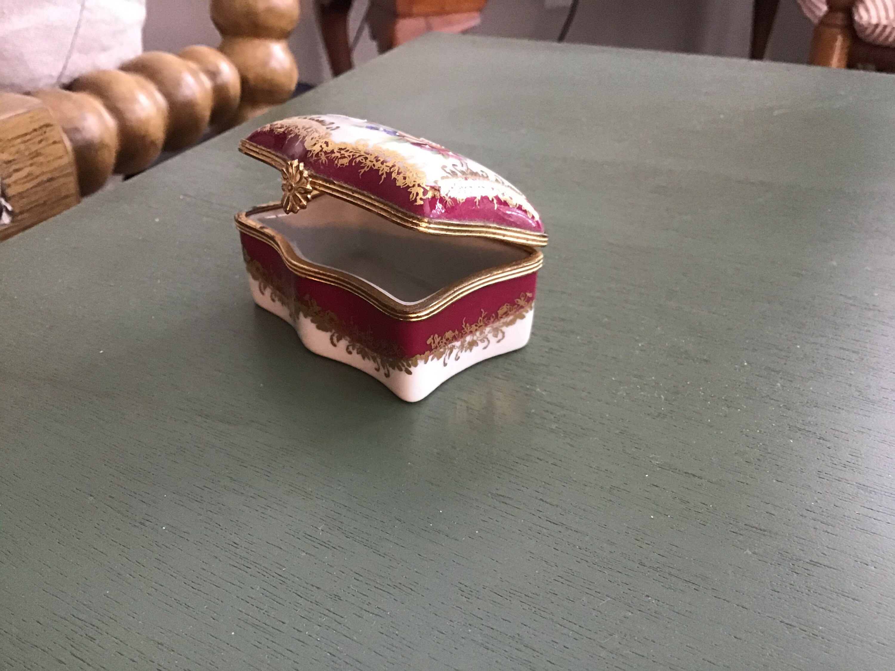 Vintage Limoges Pill Box/Trinket Box Etsy