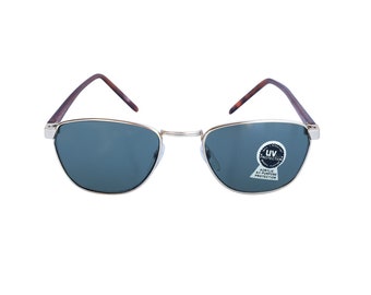 Classic 80’s Vintage Sunglasses Gold & Black Metal Frame Unisex