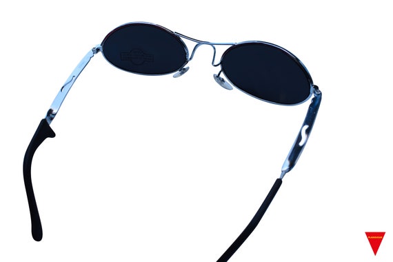 Vintage 90's Silver Matrix Sunglasses Silver Metal -  Canada