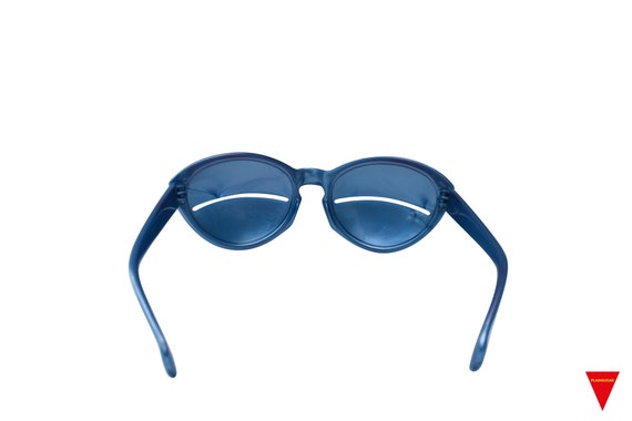 Original 70's Blue Shield Sunglasses, Unworn Vint… - image 7