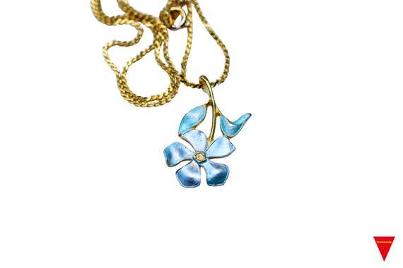 90's Kids Necklacess Dainty Gold Necklace with Bl… - image 4