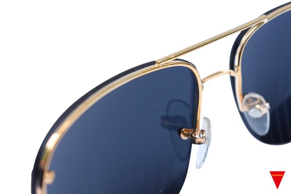 70's Gold Aviator Sunglasses main image 1