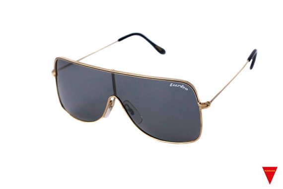 70's Square Sunglasses, Japanese Made Turbo Sungl… - image 1