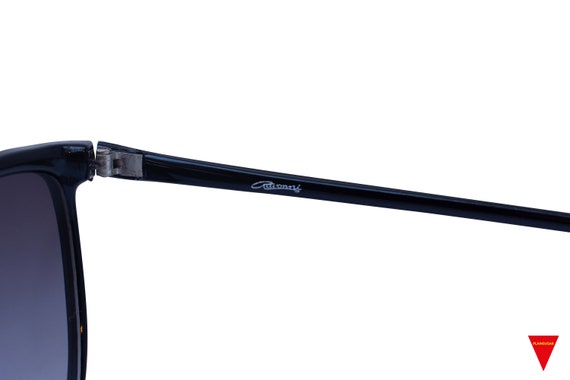 70's Cat Eye Sunglasses, Black Frame with Dark Le… - image 5