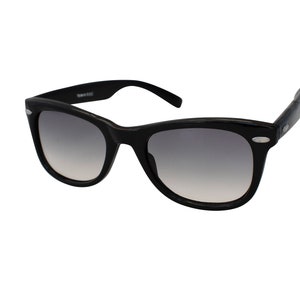 70’s Black Wayfarer Sunglasses Original Vintage Unworn Frame, High Quality Heavy Plastic Small Size