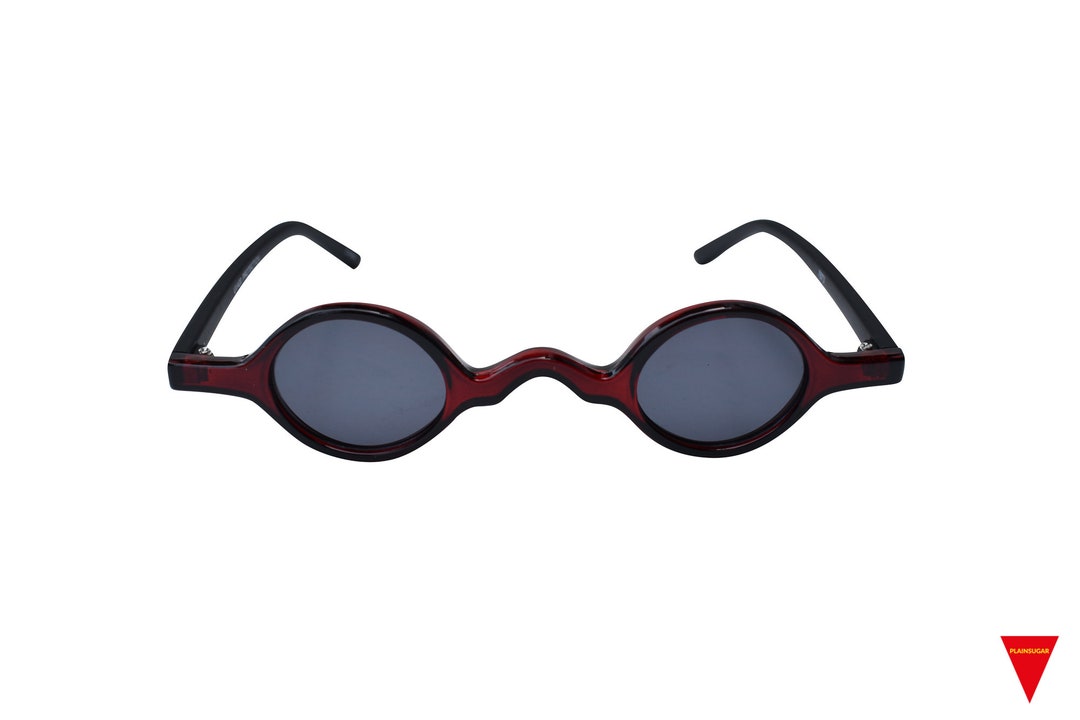 Extra Small Sunglasses 90's Vintage Style Brown, Black, Burgundy, Clear