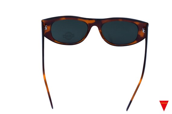 Vintage 70s Cat Eye Sunglasses: Brown Tortoise Pl… - image 5