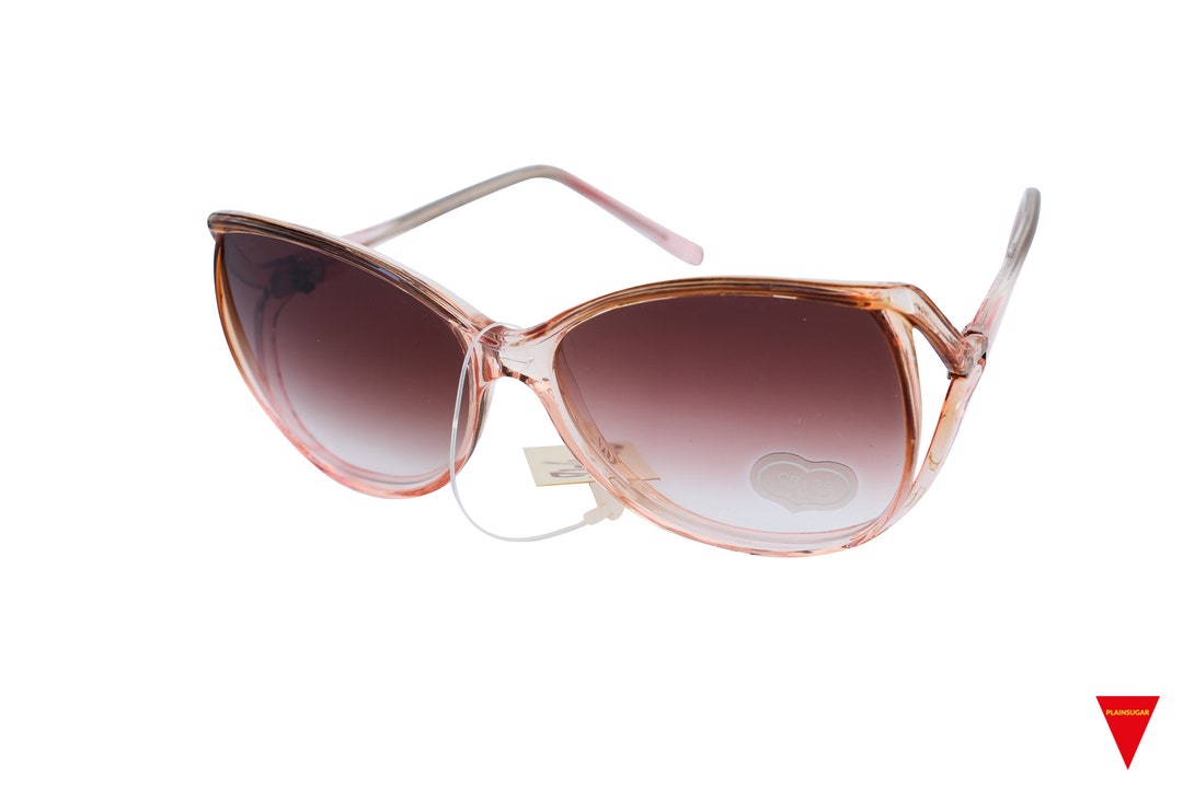 Vintage 70s Cat Eye Sunglasses: Large Tortoise Brown Frame  display picture 1