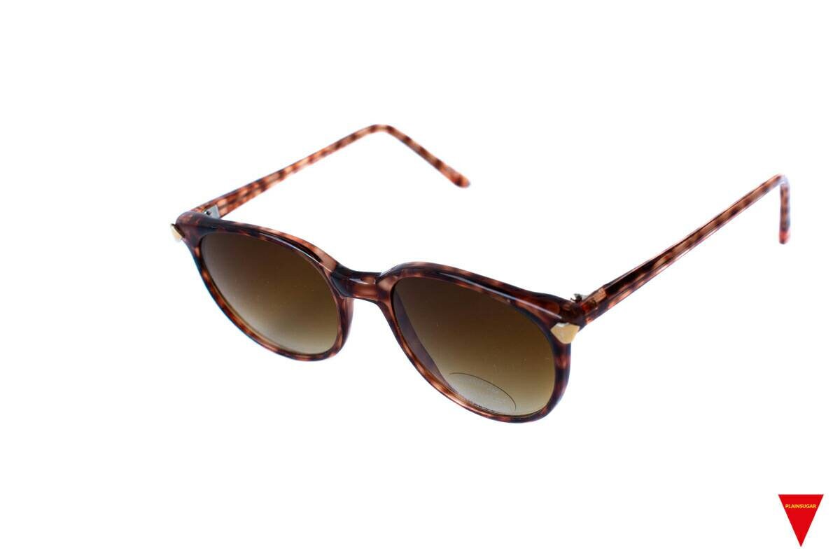 Vintage 70s Sunglasses: Tortoise Brown Cat Eye, Small Frame