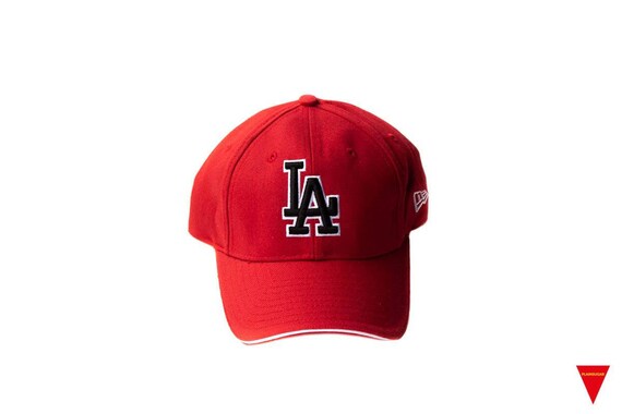 red la dodgers dad hat