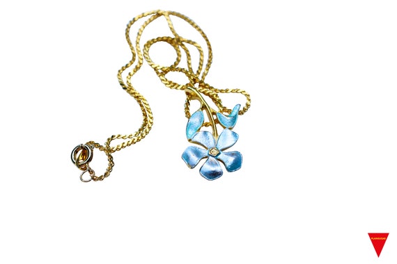 90's Kids Necklacess Dainty Gold Necklace with Bl… - image 3