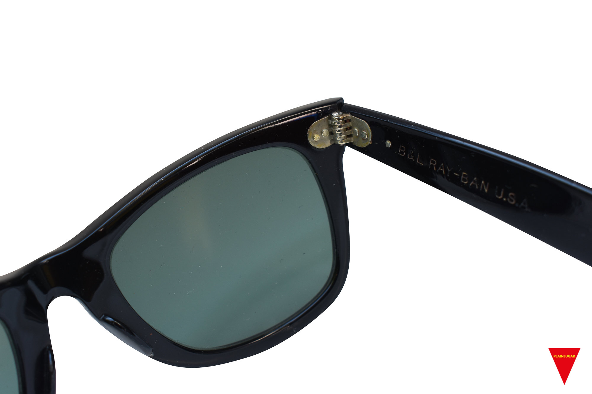 Original 80's Rayban Wayfarer Sunglasses, Black Frame With Original 80's Rayban Wayfarer Sunglasses, Black Frame With