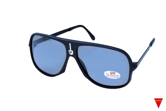Black polarized aviator sunglasses hot sale