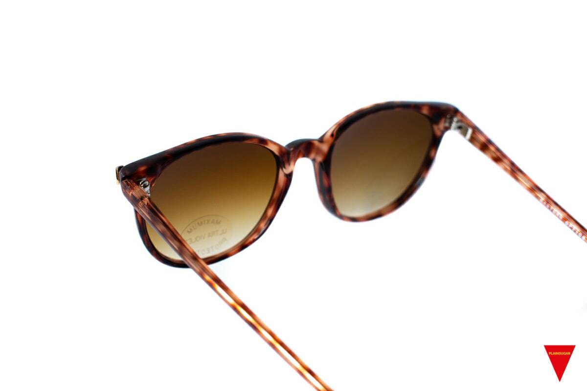 ?New Tortoise Brown Oversized Cat Eye Sunglasses Retro Vintage 70s ?️SOLD Vintage 1970s Oversized Sunglasses Made In France  main image 3