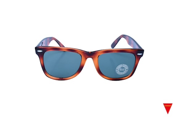 Tortoise Wayfarer Sunglasses,Original 70's Vintag… - image 2