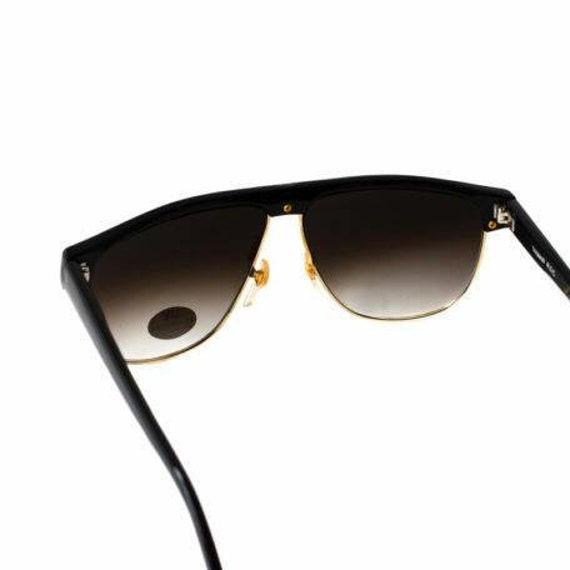 Original 1970’s Black Square Men’s Sunglasses Lig… - image 5